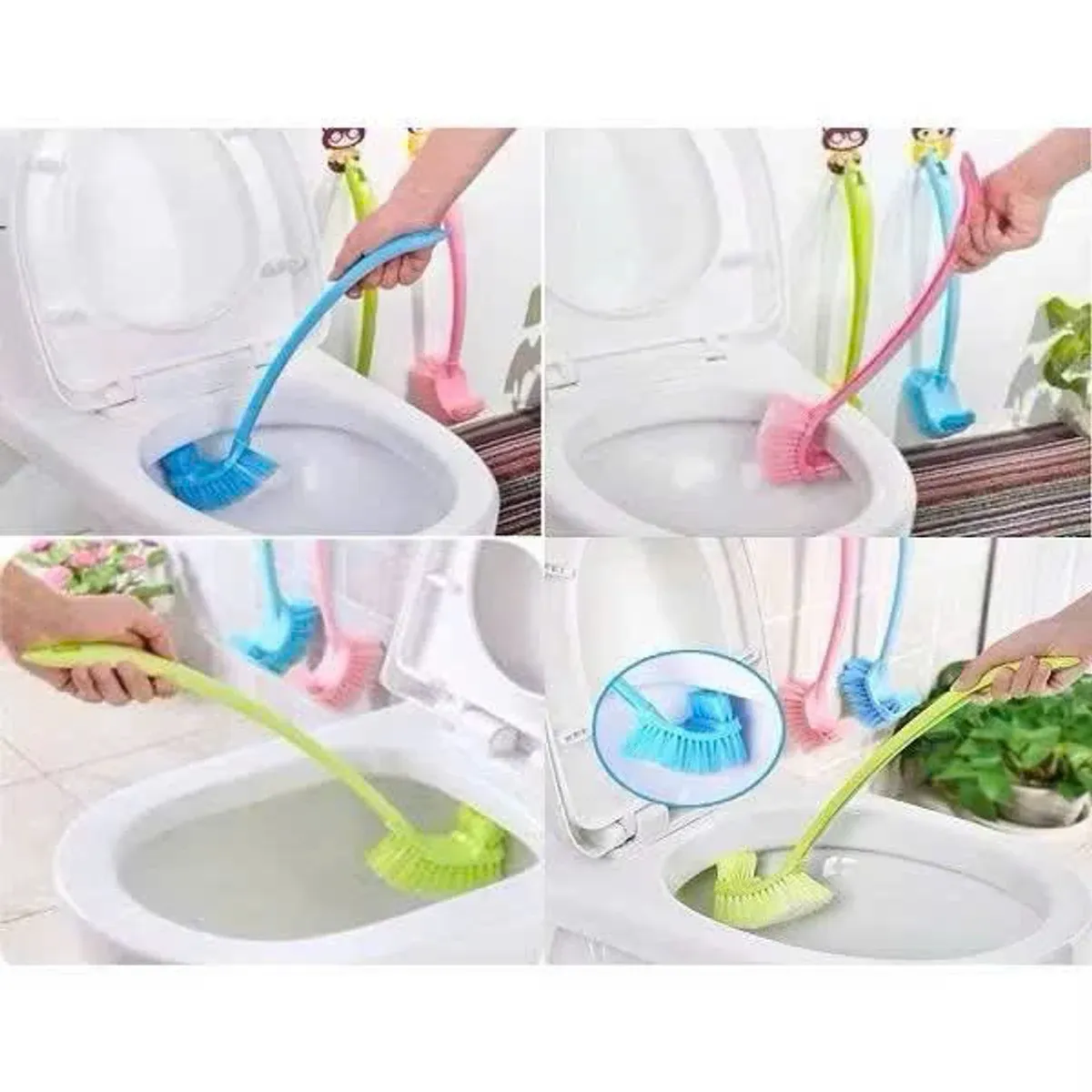 Chổi Cọ Toilet & Bàn Chải Vệ Sinh 2 Đầu
