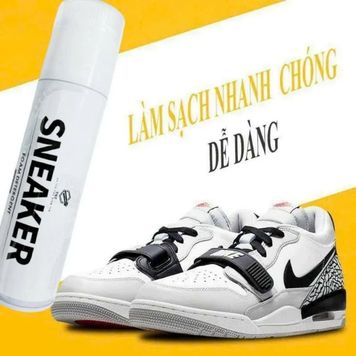 CHAI XỊT VỆ SINH GIÀY DÉP DẠNG BỌT SNEAKER 300ml