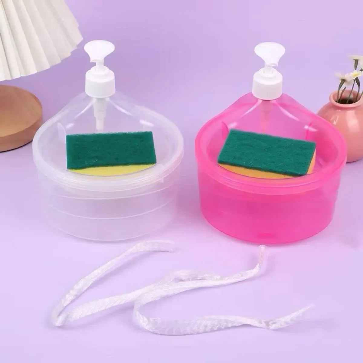 Hộp Đựng Xà Phòng Rửa Chén Tiện Lợi Kèm Miếng Bọt Biển – 17cm x 10cm Sạch Nhanh Gọn