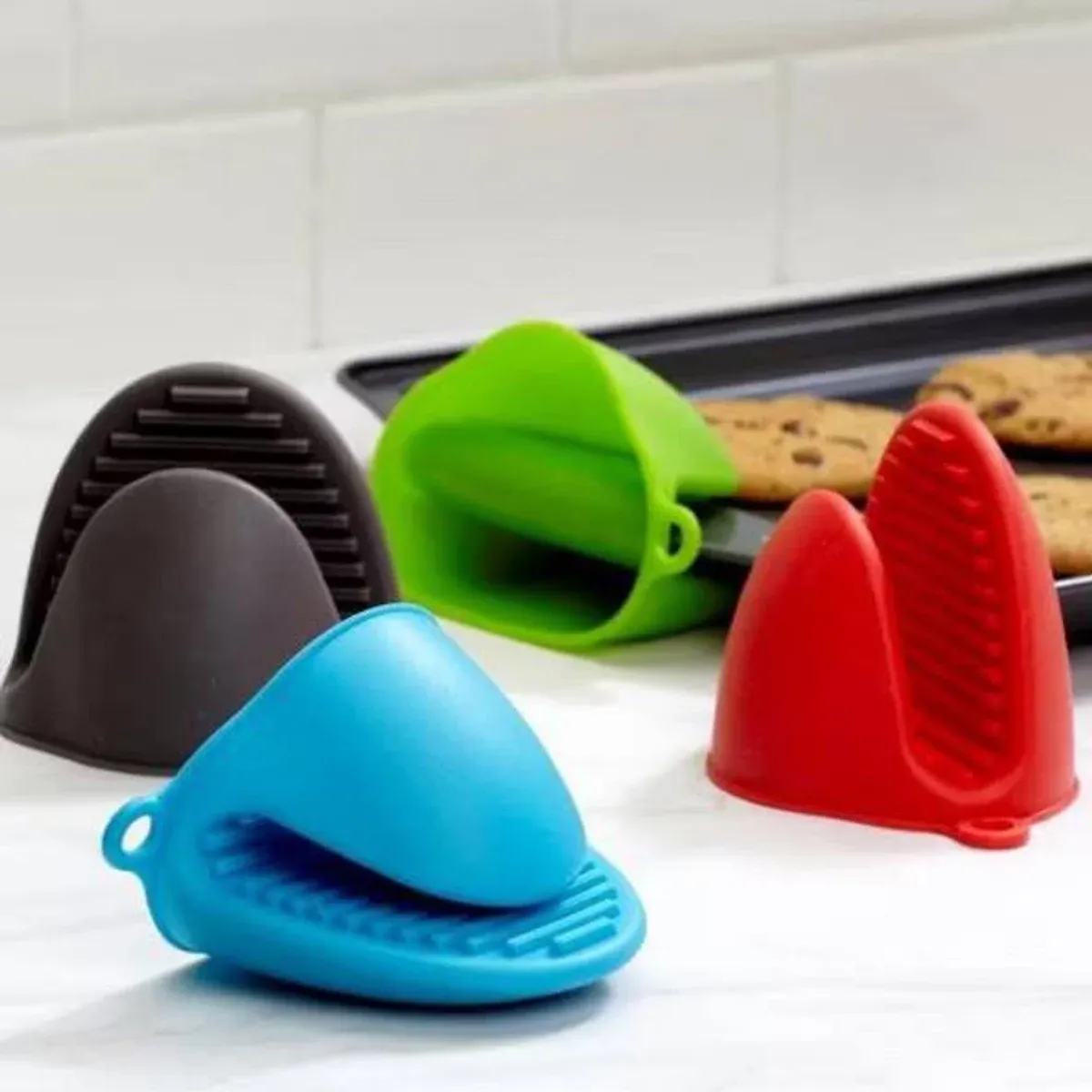 Cặp Găng Tay Bắc Nồi Bằng Silicon Hình Mỏ Vịt