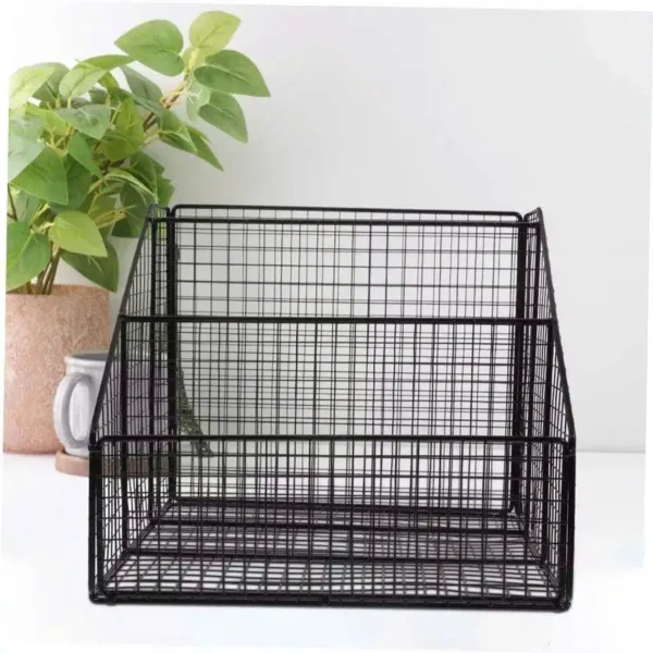 KỆ SÁCH ĐỂ BÀN 3 NGĂN BẰNG THÉP KHÔNG RỈ