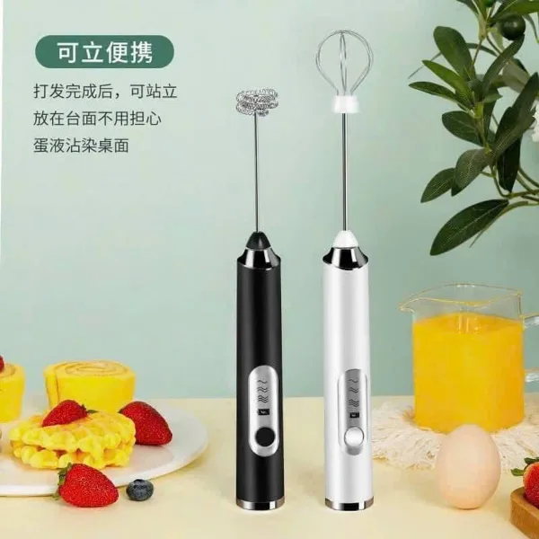 [50] Máy đánh trứng cầm tay 2 đầu trộn có cổng usb