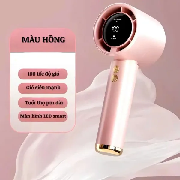 [50] QUẠT CẦM TAY N68 – 100 CẤP ĐỘ GIÓ MẠNH MẼ – NHỎ GỌN – TIỆN LỢI
