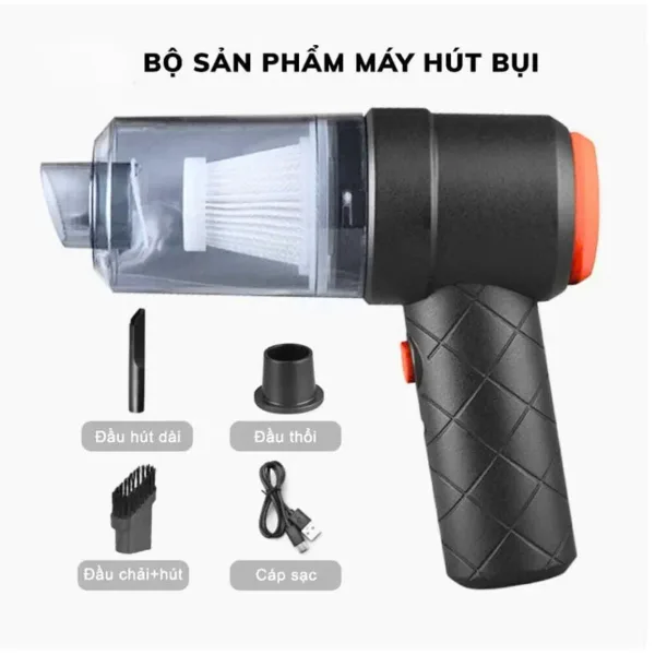 [50] Máy hút bụi mini cầm tay không dây(bào hành đổi trả 10 ngày)