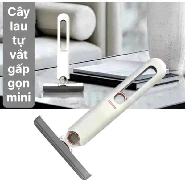 [60] CÂY LAU TỰ VẮT GẤP GỌN MINI – THÔNG MINH, NHANH GỌN, TIỆN DỤNG