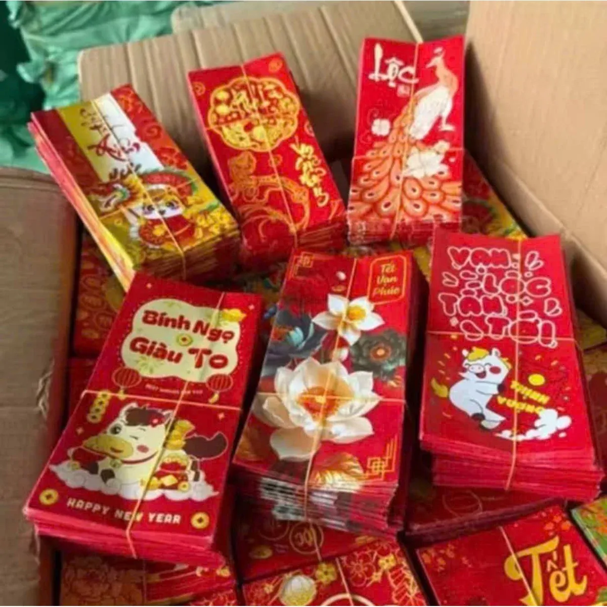 SET 100 BAO LÌ XÌ TRUYỀN THỐNG TẾT 2026